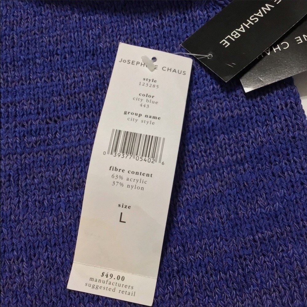 Josephine Chaus Blues City Style Sleeveless Top - Picture 5 of 5
